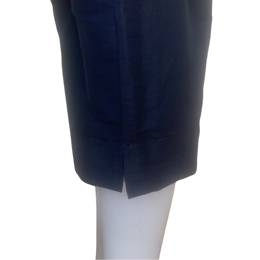 BRYN WALKER Wide Leg Pull On Dark Blue Capri Pants Size Small - Picture 12 of 16